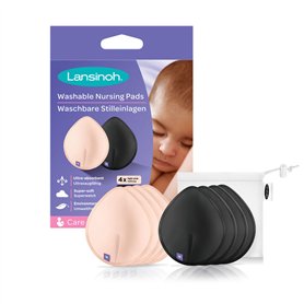Lansinoh I Coussinets d'allaitement lavables couleurs 8 Pc