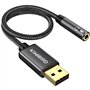 KiWiBiRD Adaptateur USB Audio vers Jack 3