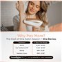 SENSILIGHT Pro Appareil IPL Sans Fil pour l'Épilation - Épilation au Laser - Système de Technologie RPL Avancé - Appareil d'Épil