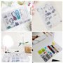 BELLE VOUS Lot de 2 Boite Compartiment Plastique Transparent - 27,3 x 17,6 x 4,3 cm - Boite Plastique Rangement avec 36 Comparti