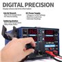 YIHUA 853D 2A USB SMD Station de Soudage à Air Chaud, 0-15V DC Alimentation Station 3 EN 1 avec 5V USB Port de Chargement et 35V