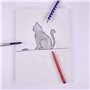 BCreativetolearn 100% Papier De Cartouche D'Art Recyclé Écologique Great Art Paper 140GSM Pack De 50 Feuilles |Blanc|A3