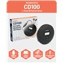 Lecteur CD Portable Bluetooth | Batterie Rechargeable d'une Durée de 12 Heures | Lecteur CD Enfant | AUX Compatible pour Voiture