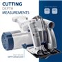 Blaupunkt 5060511255400 Sierra Circular Scie CZ 3000 Circulaire Saw, Noir