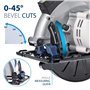 Blaupunkt 5060511255400 Sierra Circular Scie CZ 3000 Circulaire Saw, Noir