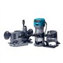 KATSU Ensemble d'Affleureuse à Bois Défonceuse Électrique 220V 710W avec 3 Bases + 3 Pinces de 6mm