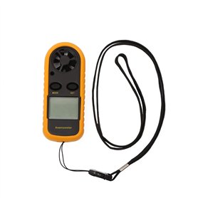TOPWAY Anémomètre Numérique Portable Digital LCD Vitesse du Vent de Mètre Indicateur Débit D'air Jauge de Température Mesurer Vi