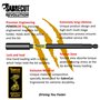 SabreCut SCRK1 2 x porte-embouts à impact magnétique professionnels (60 mm et 152 mm) et 2 x embouts de tournevis PZ2 compatible