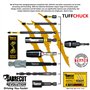 SabreCut SCRK2 4 pièces Porte-embouts à percussion professionnels 65 mm et 152 mm avec 2 embouts de tournevis magnétiques PZ2 32