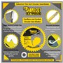 2 lames de scie circulaire SCCSFK165CR SabreCut 165 mm 24T et 40T x 20 mm compatibles avec Dewalt Bosch Makita et bien d'autres