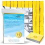 URBAN MEDICAL Couverture de survie Premium - Protection contre le froid & la chaleur - Couverture d'urgence double face or/argen