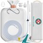 Medi Grade Trousse Lavement Intestinal Qualité à Domicile – Kit Lavement Colon – Enema Kit Comprend une Poche Lavement Réutilisa