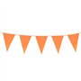 Happium Guirlande de fanions de couleur unie de 20 m de long / 65 pieds, guirlande de décoration de fête Happy Birthday (orange)