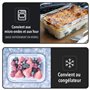 GOOD FOR YOU Boîtes-repas en verre [lot de 5] - récipients avec fermeture à clic - conteneurs de nourriture étanches - boîtes de