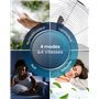 Pro Breeze OmniAir Rafraichisseur d’Air 7L 3en1, 7 Vitesses, 3 Modes, Oscillant, Minuterie 10h, Climatiseur Mobile Sans Évacuati