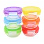 ARSUK Boîtes Alimentaires en Verre pour Bébé avec Couvercles (200ml
