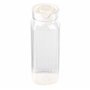 GOLDBEARUK Carafe carrée en plastique avec couvercle pour réfrigérateur - Carafe de 1,1 l