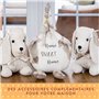SPOTTED DOG GIFT COMPANY Cale Porte Tissu, Butée de Porte Intérieur en Poule Forme pour Sol, Mignon Animaux Maison Chambre Deco,