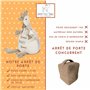 SPOTTED DOG GIFT COMPANY Cale Porte Tissu, Butée de Porte Intérieur en Poule Forme pour Sol, Mignon Animaux Maison Chambre Deco,
