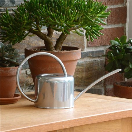 CKB LTD Petit arrosoir d'intérieur de 1.1L en Acier galvanisé avec revêtement en Poudre de Couleur Craie pour Plantes d'intérieu