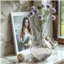 BELLE VOUS Petit Gravier Aquarium - Sac de 3,6 kg de Cailloux Decoratif Naturel pour Vase Plante en Pot - Galet Blanc Jardin Ext