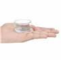 BELLE VOUS Photophore Verre Transparent (Lot de 24) - 4,5 cm de Diamètre et 2,5 cm de Hauteur - Bougeoir Verre pour la Décoratio