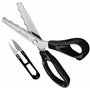 Handi Stitch Ciseaux Cranteurs Couture avec Coupe-Fil - Longueur Totale 22