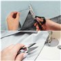 Handi Stitch Ciseaux Cranteurs Couture avec Coupe-Fil - Longueur Totale 22,86 cm - Ciseaux Crantés Vague avec Poignées Noires - 