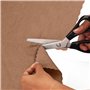 Handi Stitch Ciseaux Cranteurs Couture avec Coupe-Fil - Longueur Totale 22,86 cm - Ciseaux Crantés Vague avec Poignées Noires - 