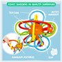 Nene Toys Set de 7 Hochets et Jouets de Dentition Colorés pour Nouveau-nés – 1 Anneau de Dentition Qualité Premium et 6 Animaux 