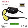 ZILLERATE LUNETTES DE CONDUITE DE NUIT homme et femme, Verres polarisés anti-éblouissement pour vision nocturne, Verres HD tinté