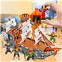 THE TWIDDLERS Jouet Bateau Pirate avec Figurines Pirate pour Enfants - Cadeau Anniversaire & de Noël pour Garçons