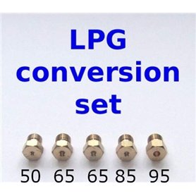 Tezla Lot de 5 injecteurs de GPL pour conversion gaz naturel en GPL