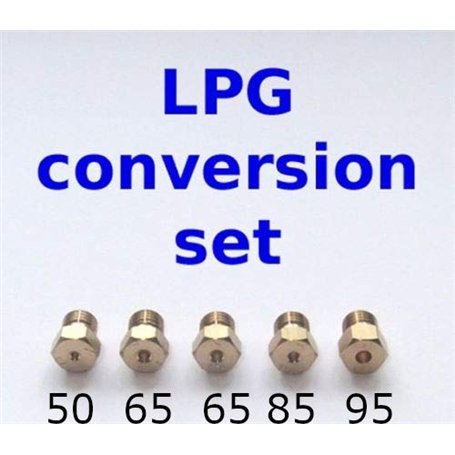 Tezla Lot de 5 injecteurs de GPL pour conversion gaz naturel en GPL