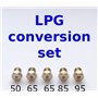 Tezla Lot de 5 injecteurs de GPL pour conversion gaz naturel en GPL