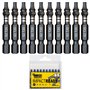10 x SabreCut SCTX2050_10 50 mm T20 TX20 Jeu d'embouts de tournevis à percussion à une extrémité Torx Heavy Duty avec boîte de r