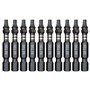 10 x SabreCut SCTX2050_10 50 mm T20 TX20 Jeu d'embouts de tournevis à percussion à une extrémité Torx Heavy Duty avec boîte de r