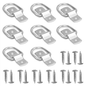 Belle Vous Anneau Arrimage avec Supports et Vis (Lot de 8) - 4