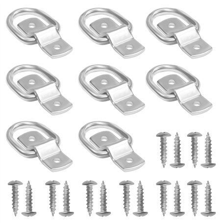 Belle Vous Anneau Arrimage avec Supports et Vis (Lot de 8) - 4