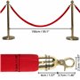 5 cm - Crochets Mousquetons en Or Poli pour Poteau de Guidage -