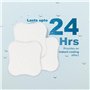 First Days Lot de 10 coussinets d'allaitement en hydrogel pour soulager instantanément les douloureux craquelés avec dos en tiss