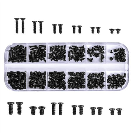 Chstarina 240Pcs M2 M2.5 M3 Kit de Vis pour Ordinateur Portable Kit de Vis de Réparation D'ordinateur pour IBM HP Dell Lenovo Sa