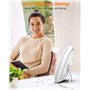 Lampe de Luminothérapie, 10000 Lux Lampe de Photothérapie LED sans UV avec Luminosité et Température de Couleur Réglables, Fonct