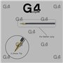G4GADGET Nice Style Lot de 25 stylos à bille Pointe moyenne Écriture lisse Noir