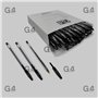 G4GADGET Nice Style Lot de 25 stylos à bille Pointe moyenne Écriture lisse Noir