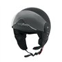 Scooter Casque Moto Ville Jet Demi Anti Scratch Avio Visiere Noir Mat S