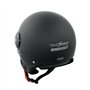 Scooter Casque Moto Ville Jet Demi Anti Scratch Avio Visiere Noir Mat S