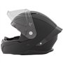 A-pro Casque Homologué Integral Moto Scooter intégré Touring Mat Noir L