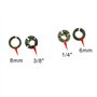 KATSU Mandrin à Pince 3/8" 1/4" 6mm et 8mm 4 Pièces pour Défonceuse Rogneuse Routeur à Bois Trimmer électrique Pince de Titulair