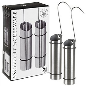 Excellent Houseware Humidificateur 2pcs Inox Argent Ultrason Salle de Séjour